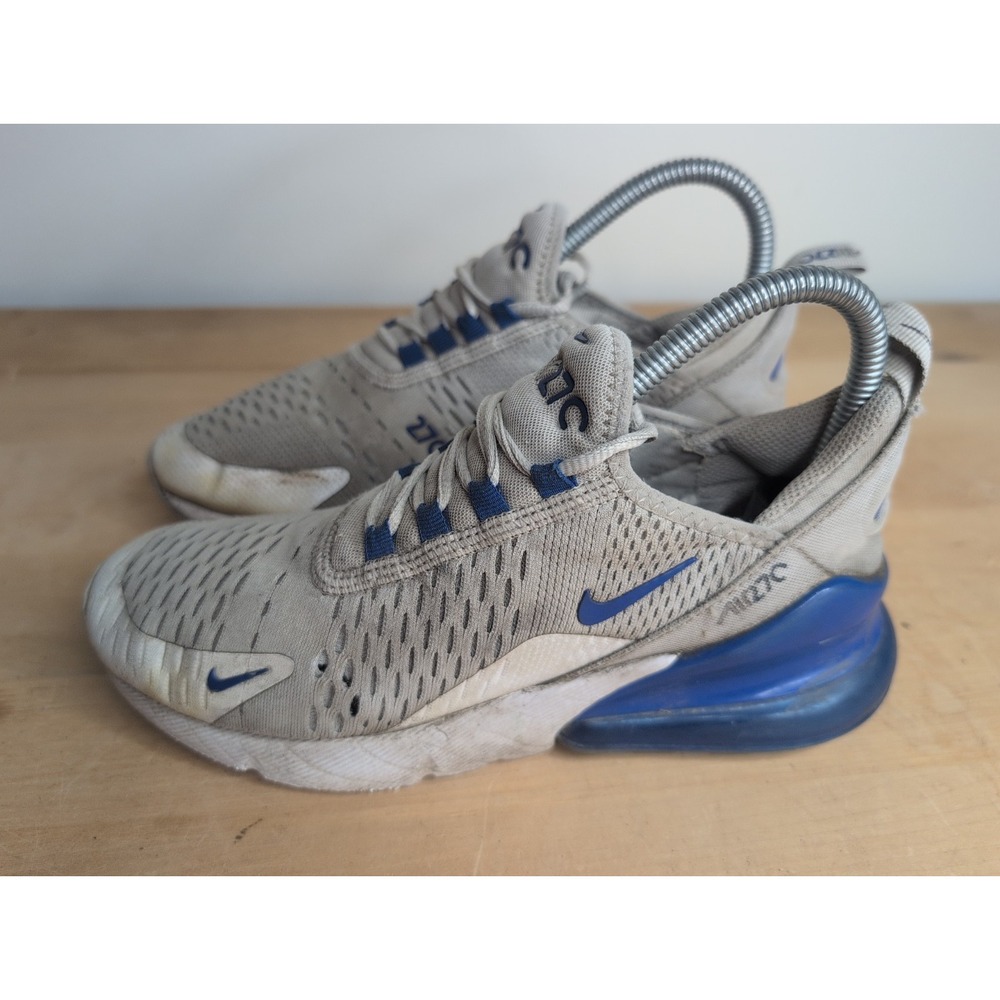 Nike Air Max 270 GS White Game Royal (Style 943345-118) Size US 4.5Y